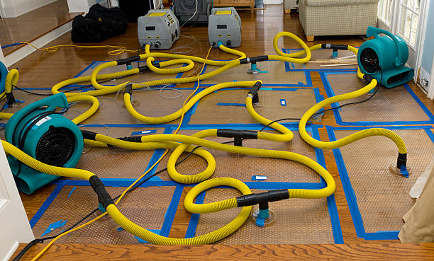 Professional Crawl Space Water Removal technician working in Jefferson, NC